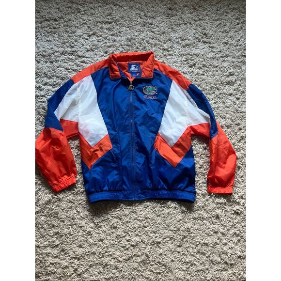 Vintage 90s Florida Gators Men’s XXL Starter Windbreaker Track Jacket Zip Up - Picture 1 of 14